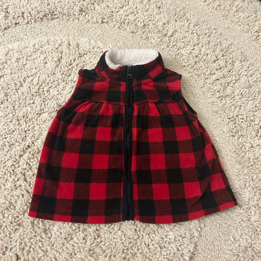 9m plaid vest
